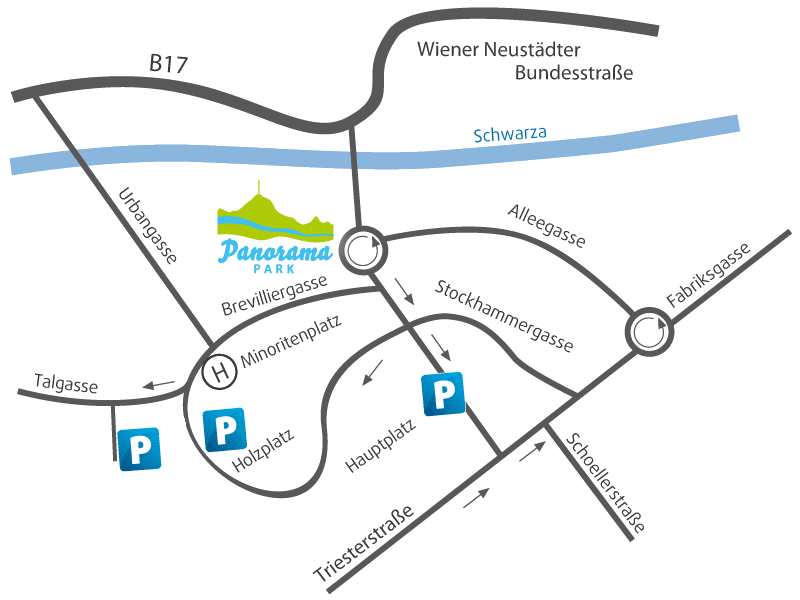 Anfahrtsplan Panoramapark Neunkirchen